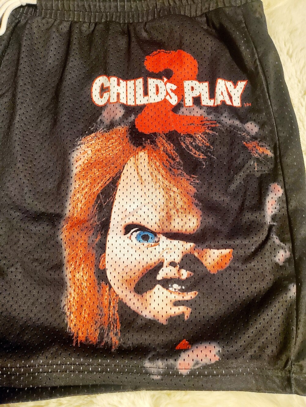 New Chucky-Themed Basketball Mesh Shorts Men's Size 3XL